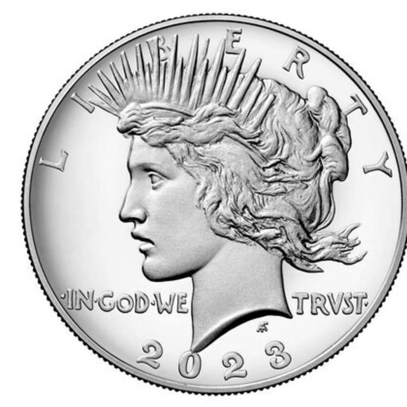 2023 S PEACE Silver Dollar Uncirculated w/ OGP & COA. 1 ounce pure silver coin - Picture 4 of 5